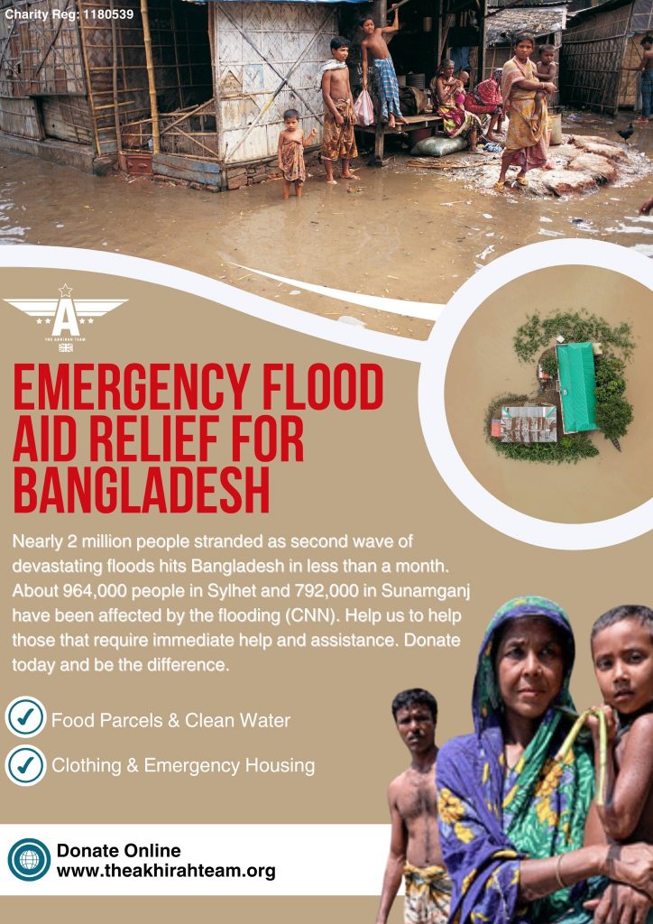 Emergency Flood Aid Relief For Bangladesh